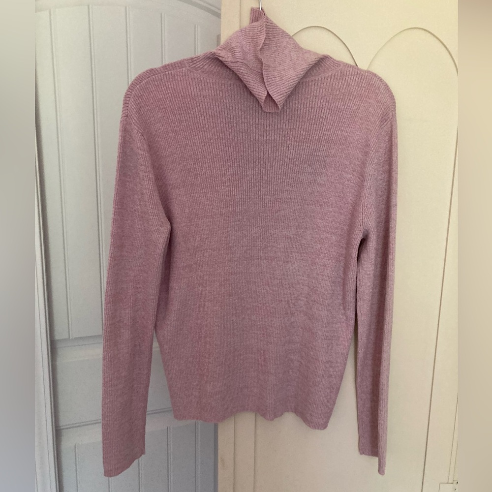 Long sleeved turtle neck sweater